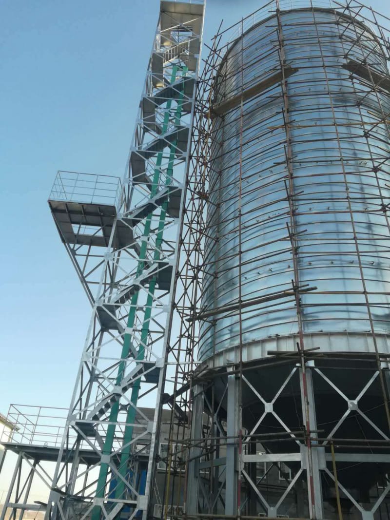 內蒙古哈達江酒業鋼板倉工程